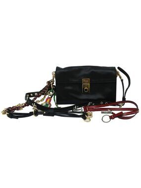 Prada Soft Sound Small Leather Shoulder Bag With Charm 1 Bd379